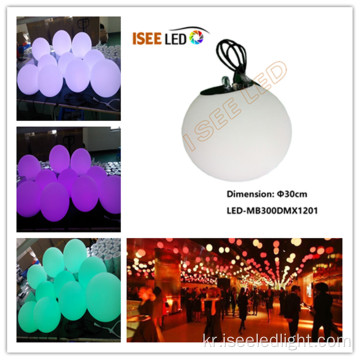 풀 컬러 30cm RGB led dmx magic ball